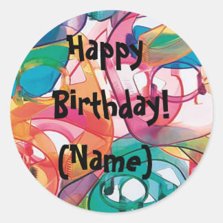Pegatinas de Cumpleaños Personalizados