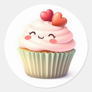 Pegatinas de Cupcakes Adorables