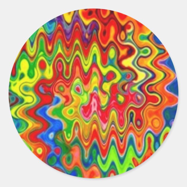 Pegatinas de Curly Colours (Anverso)