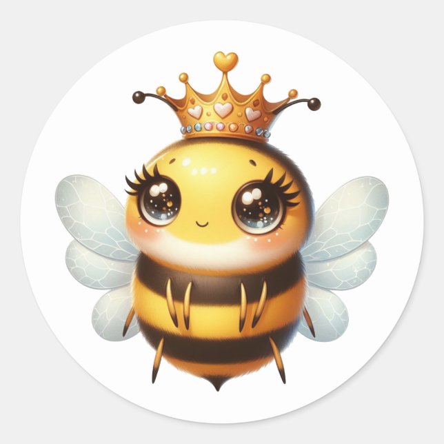 Pegatinas de Cute Bee (Anverso)