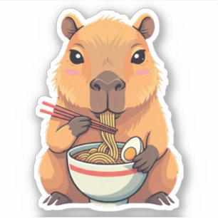 Pegatinas de Cute Capybara Vinyl