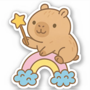 Pegatinas de Cute Capybara Vinyl