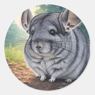 Pegatinas de Cute Chinchilla