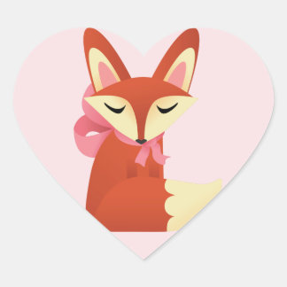 Pegatinas de Cute Fox