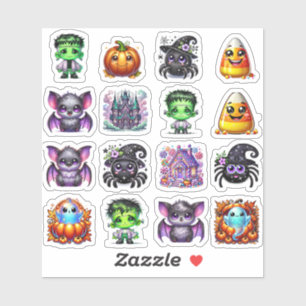 Pegatinas de Cute Halloween