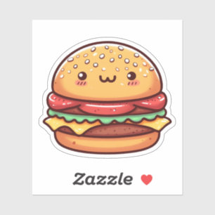 Pegatinas de Cute Hamburger Vinyl