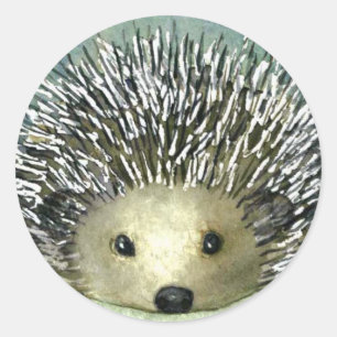 Pegatinas de Cute Hedgehogs