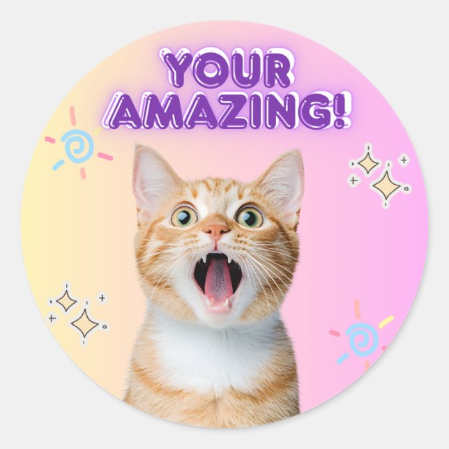 Pegatinas de Cute Kitty (Anverso)