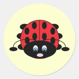 Pegatinas de Cute Ladybug