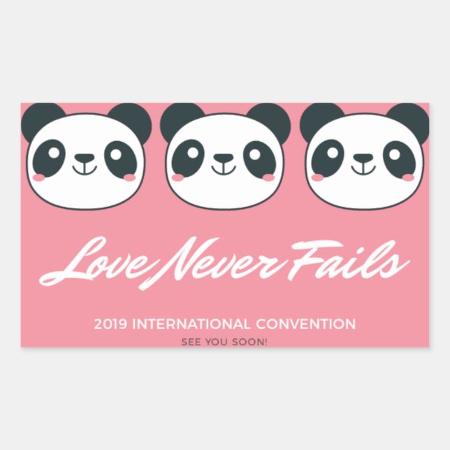 Pegatinas de Cute Panda (Anverso)