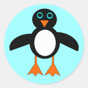 Pegatinas de Cute Penguin