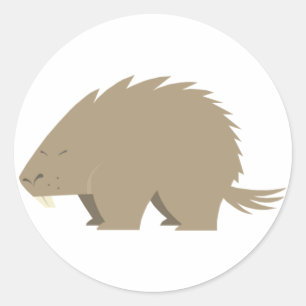 Pegatinas de Cute Porcupine