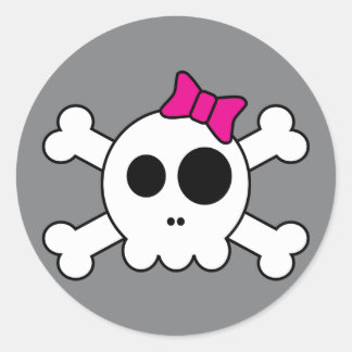Pegatinas de Cute Skully