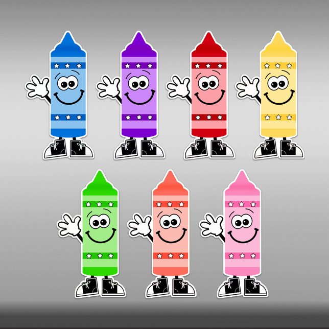 Pegatinas de Cutie Personalizado Crayons Vinyl (Subido por el creador)