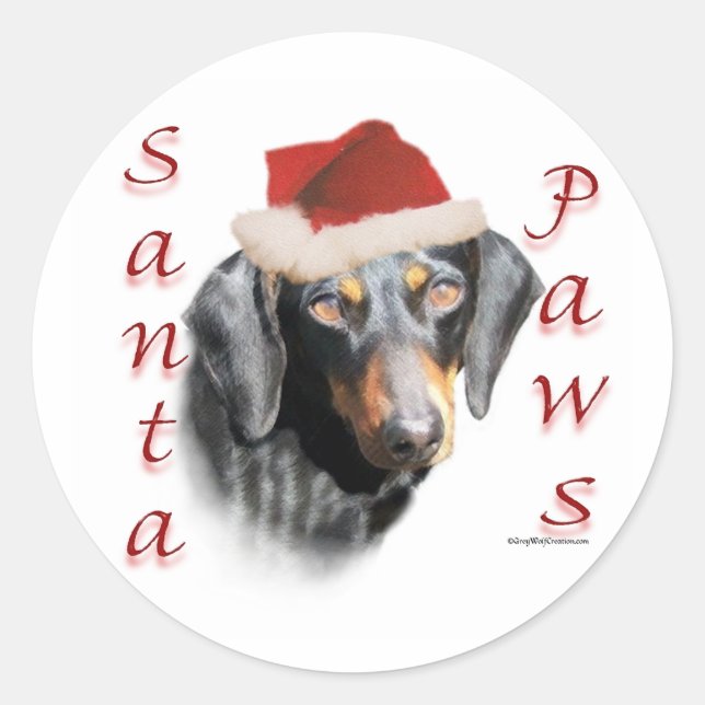 Pegatinas de Dachshund Paws (suave) (Anverso)