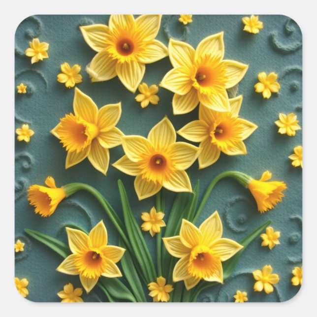 Pegatinas de Daffodil (Anverso)