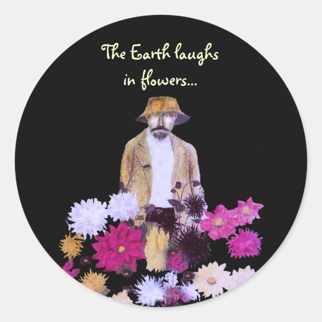 Pegatinas de Dahlia Gardener (Anverso)