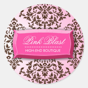 pegatinas de Damasco de chocolate negro de 311-col