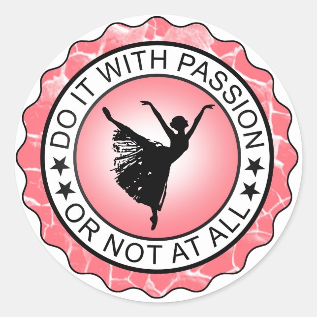 Pegatinas de danza (Anverso)