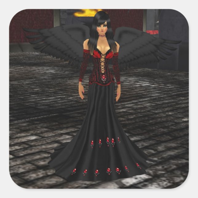 Pegatinas de Dark Angel (Anverso)
