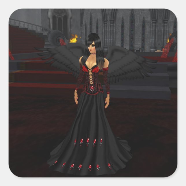 Pegatinas de Darkness Angel (Anverso)