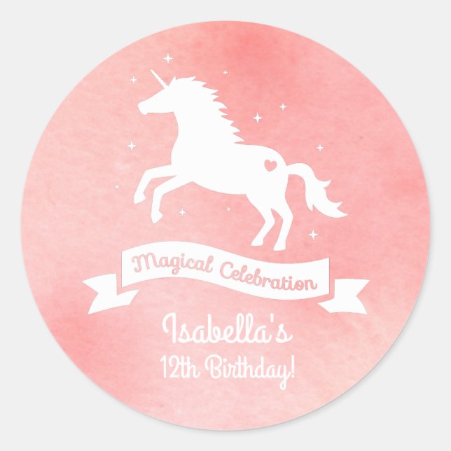 Pegatinas de decoración para fiesta de cumpleaños  (Anverso)