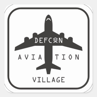 PEGATINAS de DEFCON Aviation Village AV17