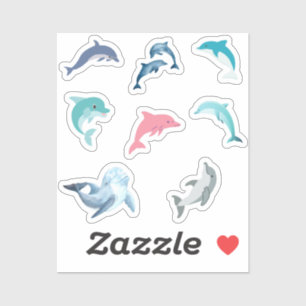 Pegatinas de delfines