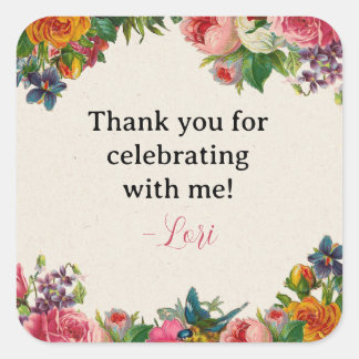 Pegatinas de Despedida de Soltera con tema de Jard