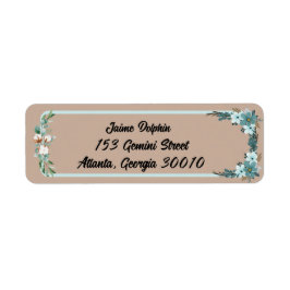 Pegatinas de devolución de eventos de Boda de colo