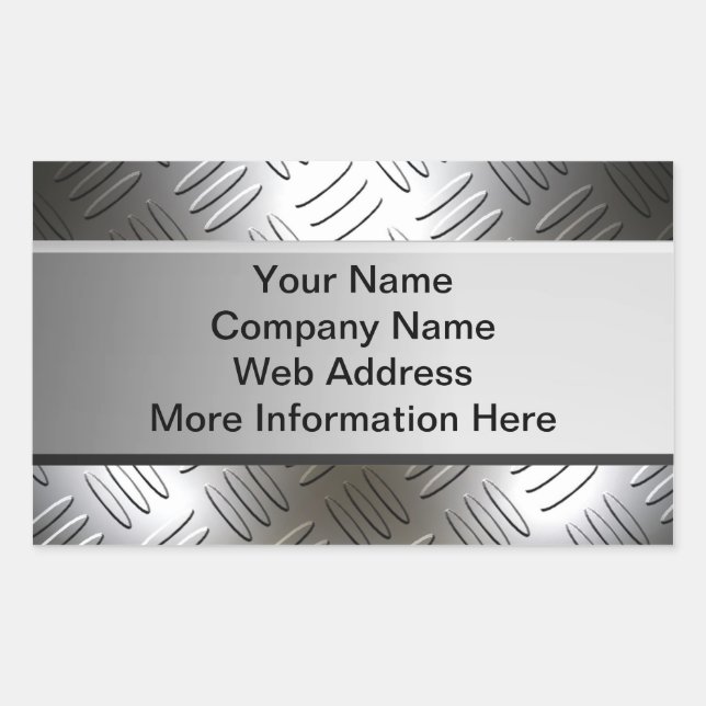 Pegatinas de Diamond Metalizado Look Plate (Anverso)