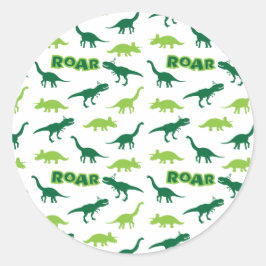 Pegatinas de Dinosaur Roar