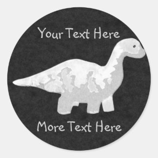 Pegatinas de dinosaurios blancos