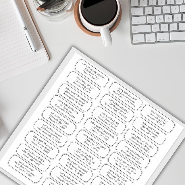 Pegatinas de dirección de nombre de destinatario m (Subido por el creador)