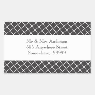 Pegatinas de dirección de reloj de cruz blanca y n