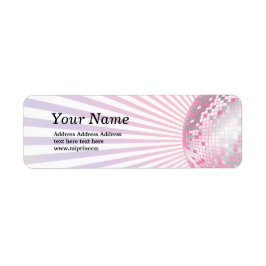 pegatinas de direcciones de retorno de bola disco