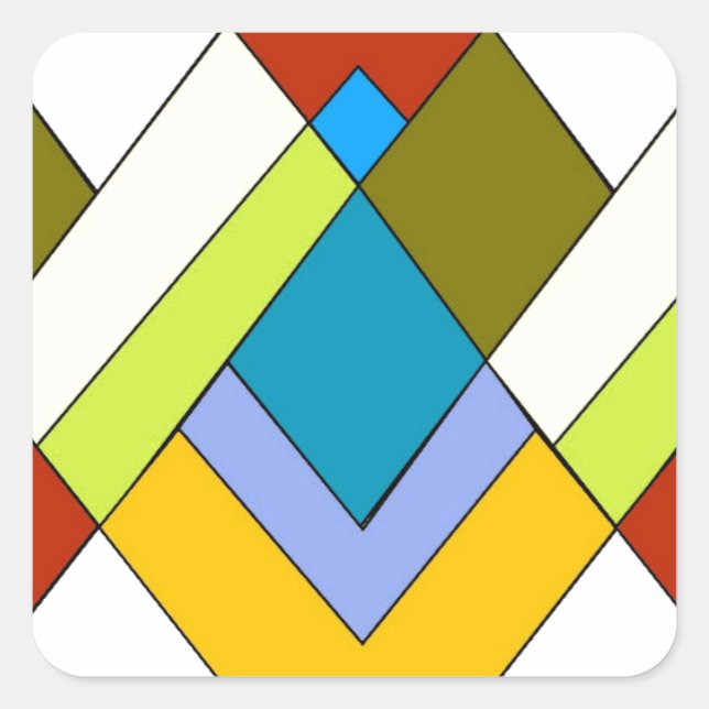 Pegatinas de diseño Art Deco (Anverso)