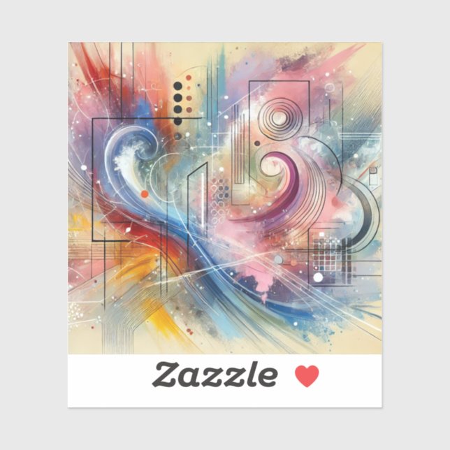 Pegatinas de diseño artístico (Hoja)