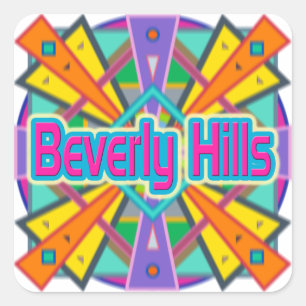 Pegatinas de diseño "Beverly Hills"