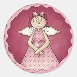 Pegatinas de diseño de Little Angel Chica D1