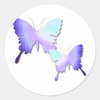 Pegatinas de diseño de mariposa