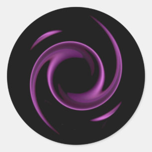 Pegatinas De Diseño De Púrpura Swirl