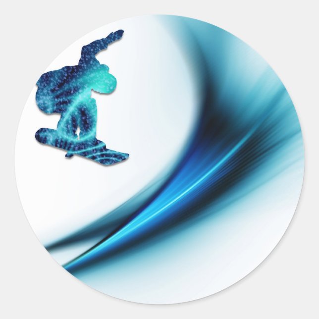 Pegatinas de diseño de Snowboard (Anverso)