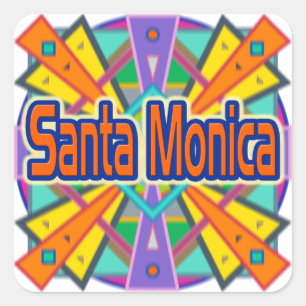 Pegatinas de diseño "Santa Mónica"