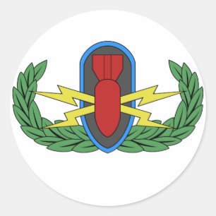 Pegatinas de distintivos básicos de EOD