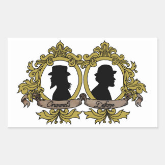 Pegatinas de doble cameo