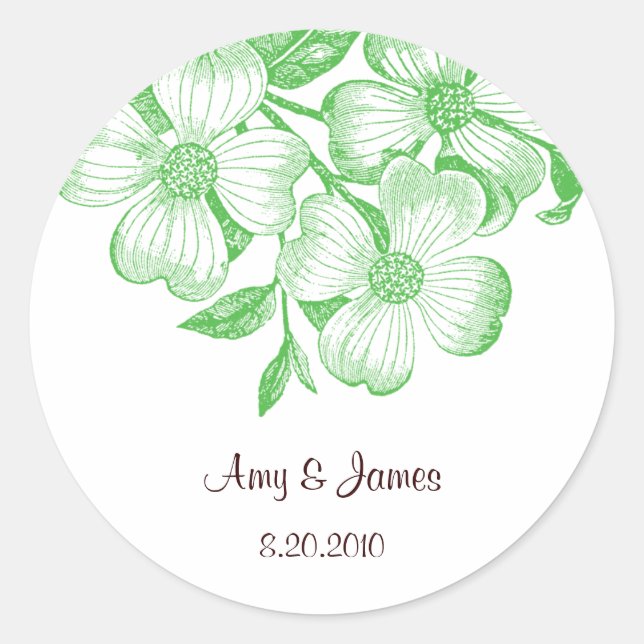 Pegatinas de Dogwood (Anverso)