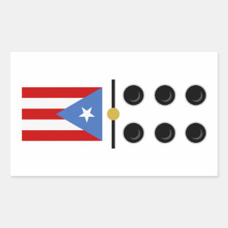 Pegatinas de Dominó de Puerto Rico