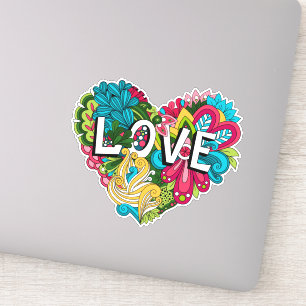 Pegatinas de Doodle Amor