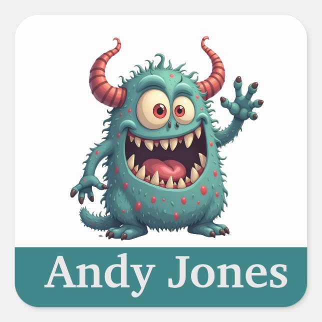 Pegatinas de dragón personalizados coloridos (Anverso)